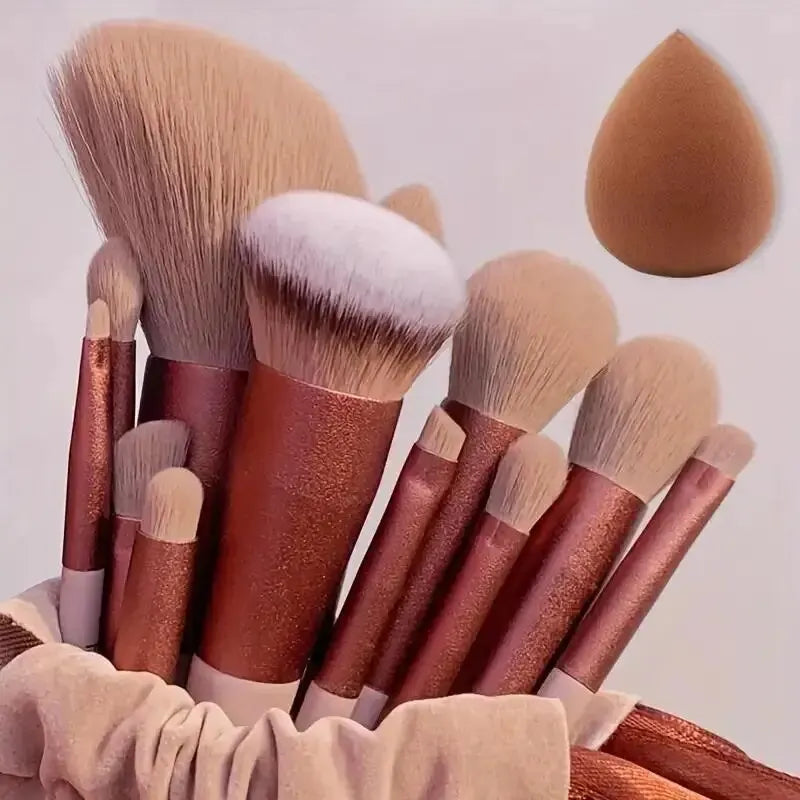 Conjunto de pincéis de maquiagem profissional