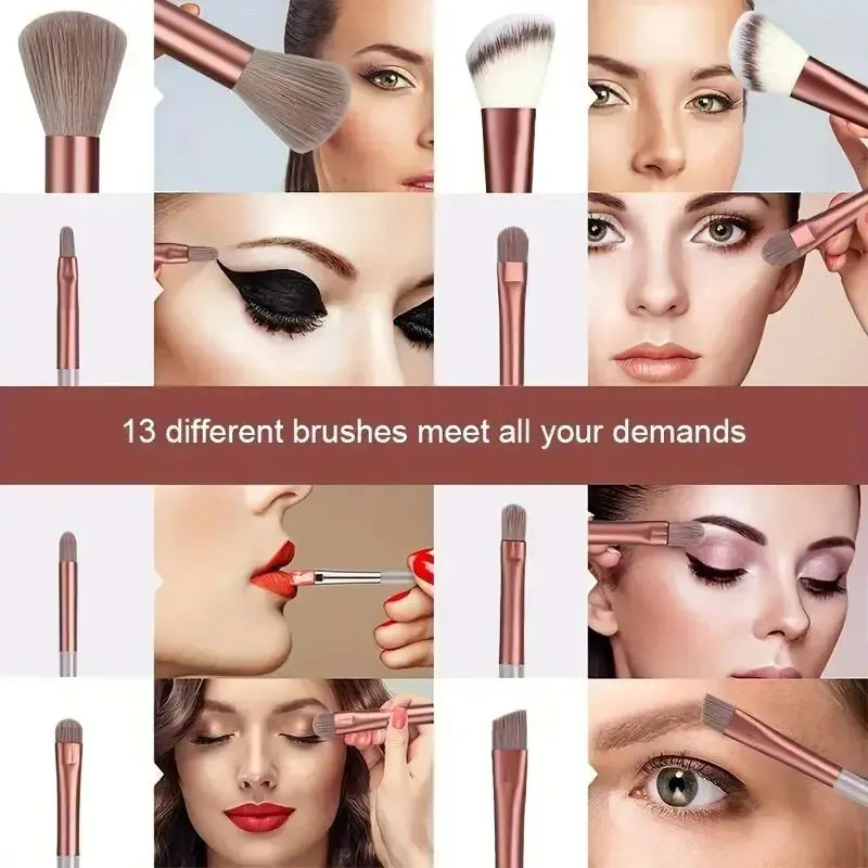 Conjunto de pincéis de maquiagem profissional
