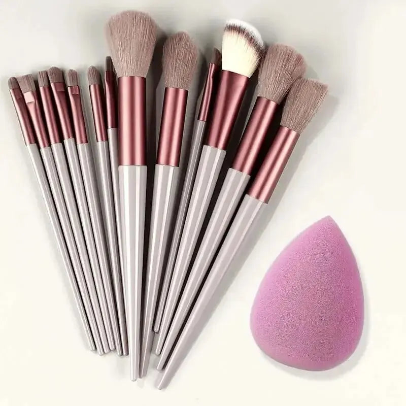 Conjunto de pincéis de maquiagem profissional