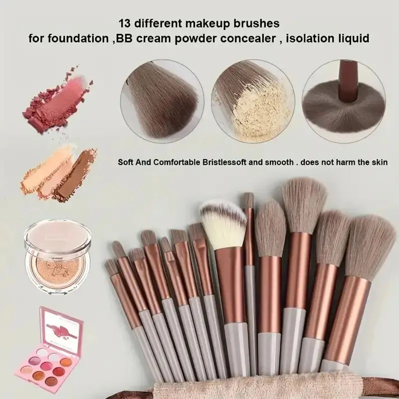 Conjunto de pincéis de maquiagem profissional